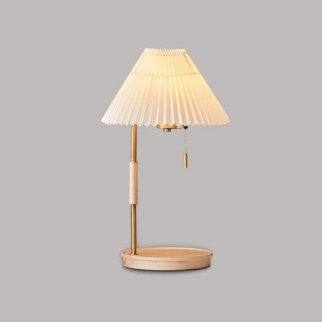 Wooden Retro Table Lamp