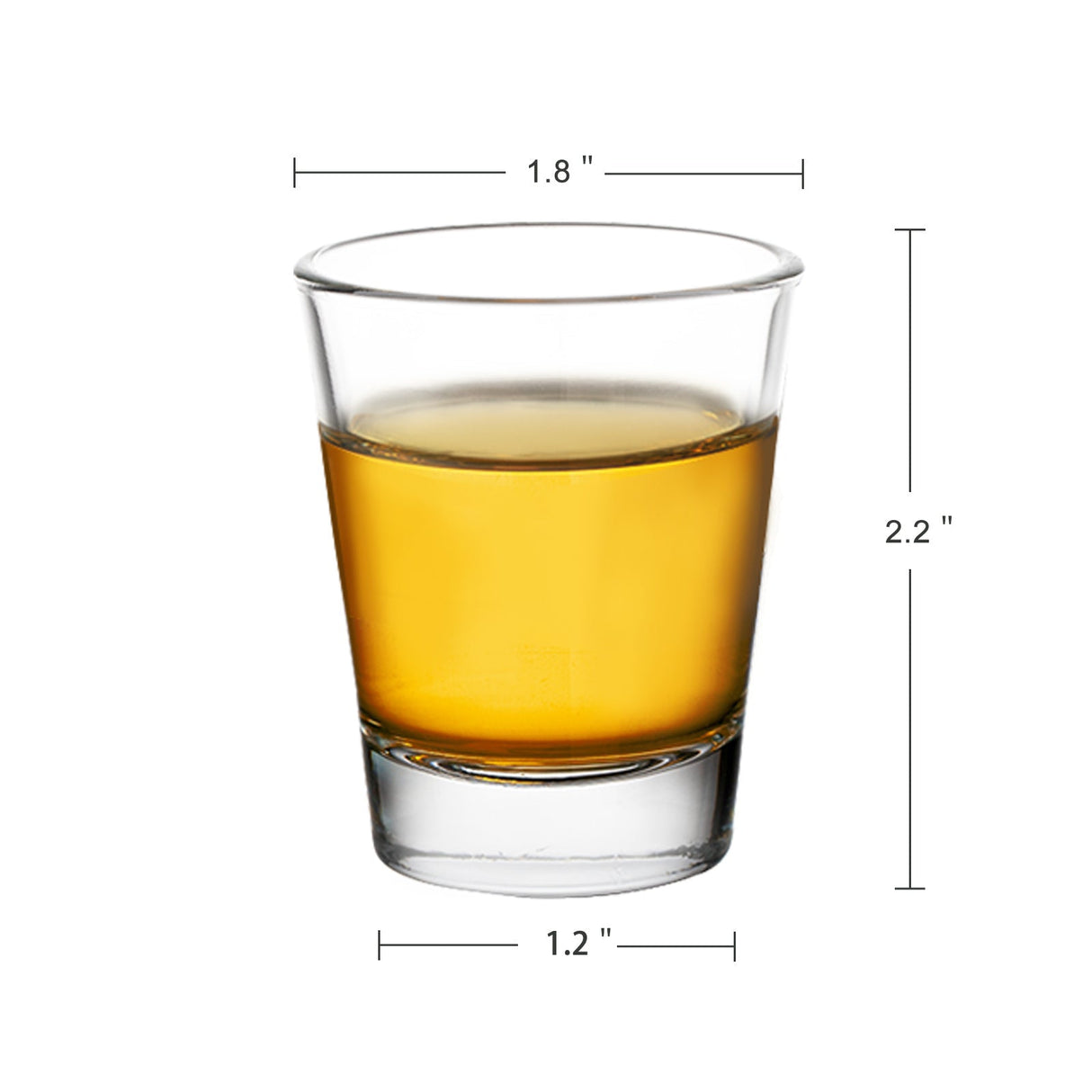 Heavy Based Shot Glasses Set