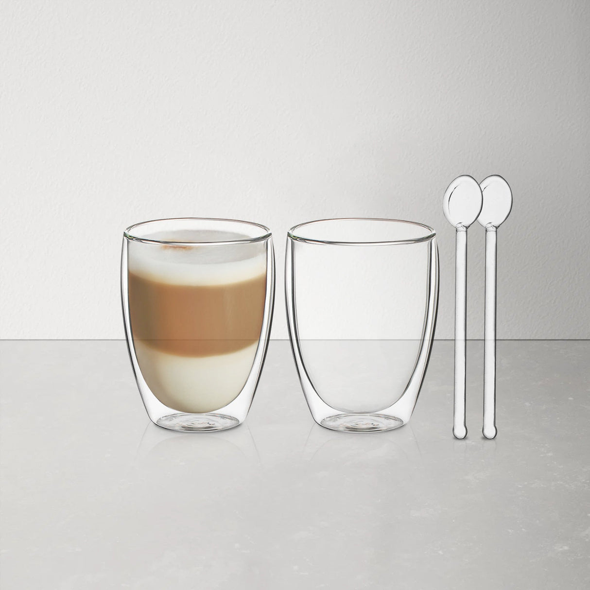 Double Walled Glasses Cups Set