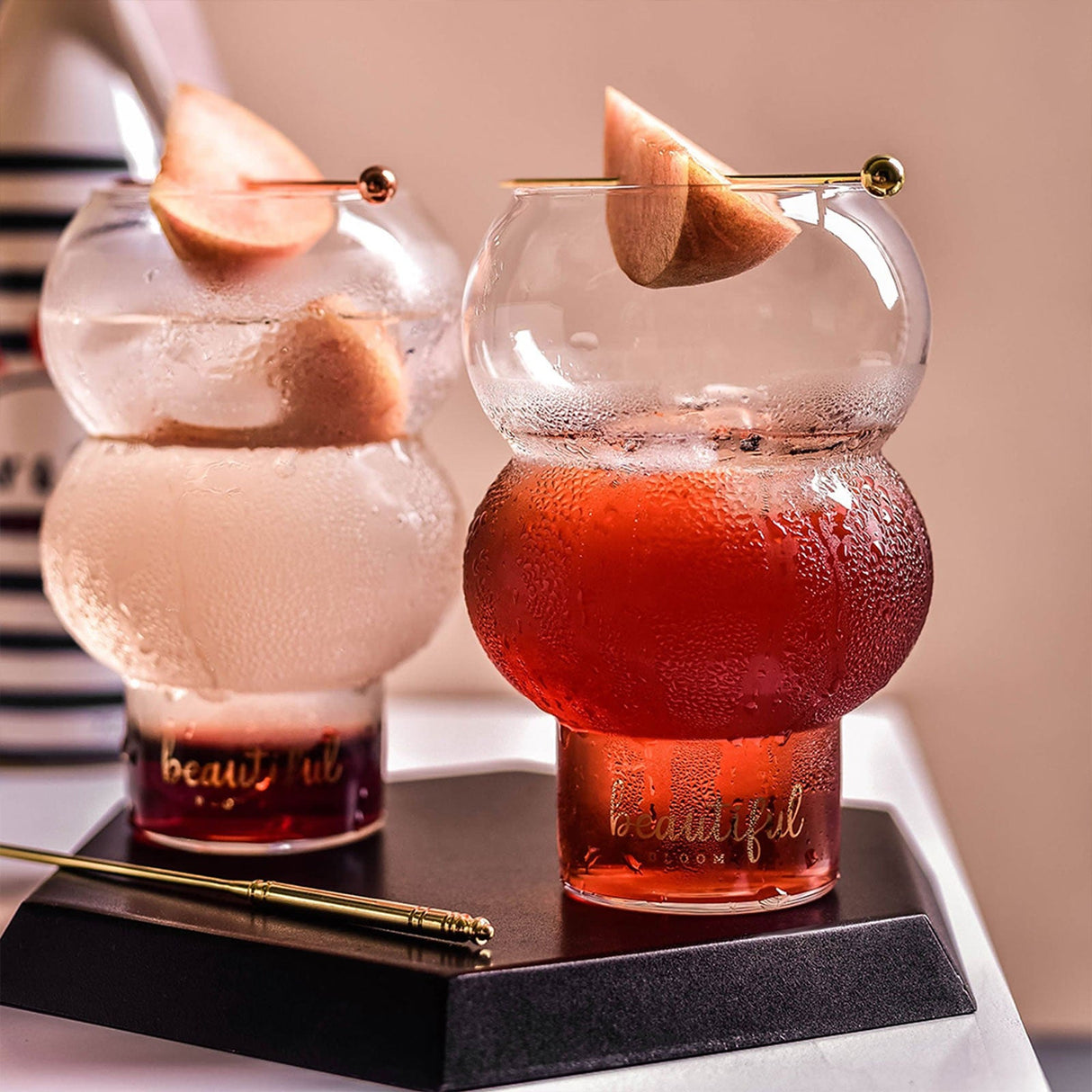 Unique Stemless Cocktail Glasses