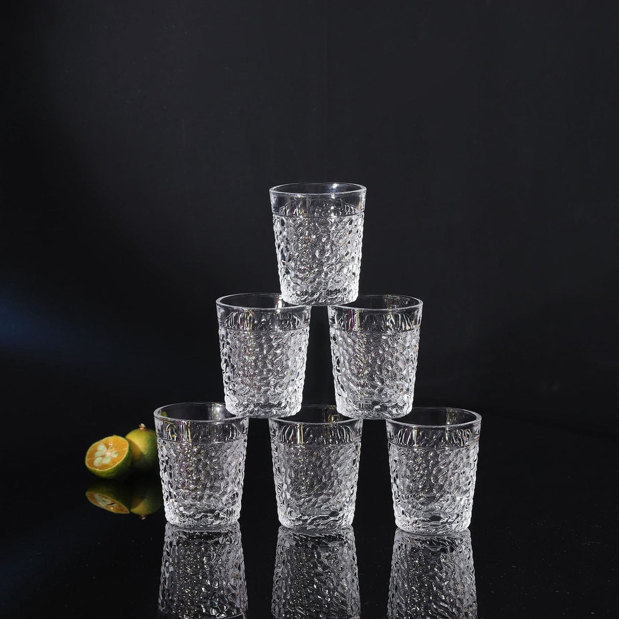Carved Tequila Shot Glasses Set