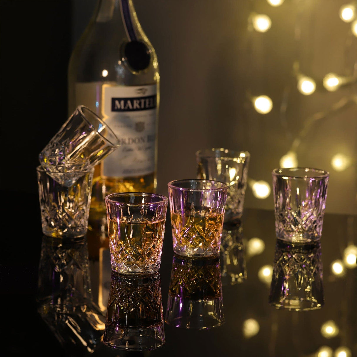 Carved Tequila Shot Glasses Set