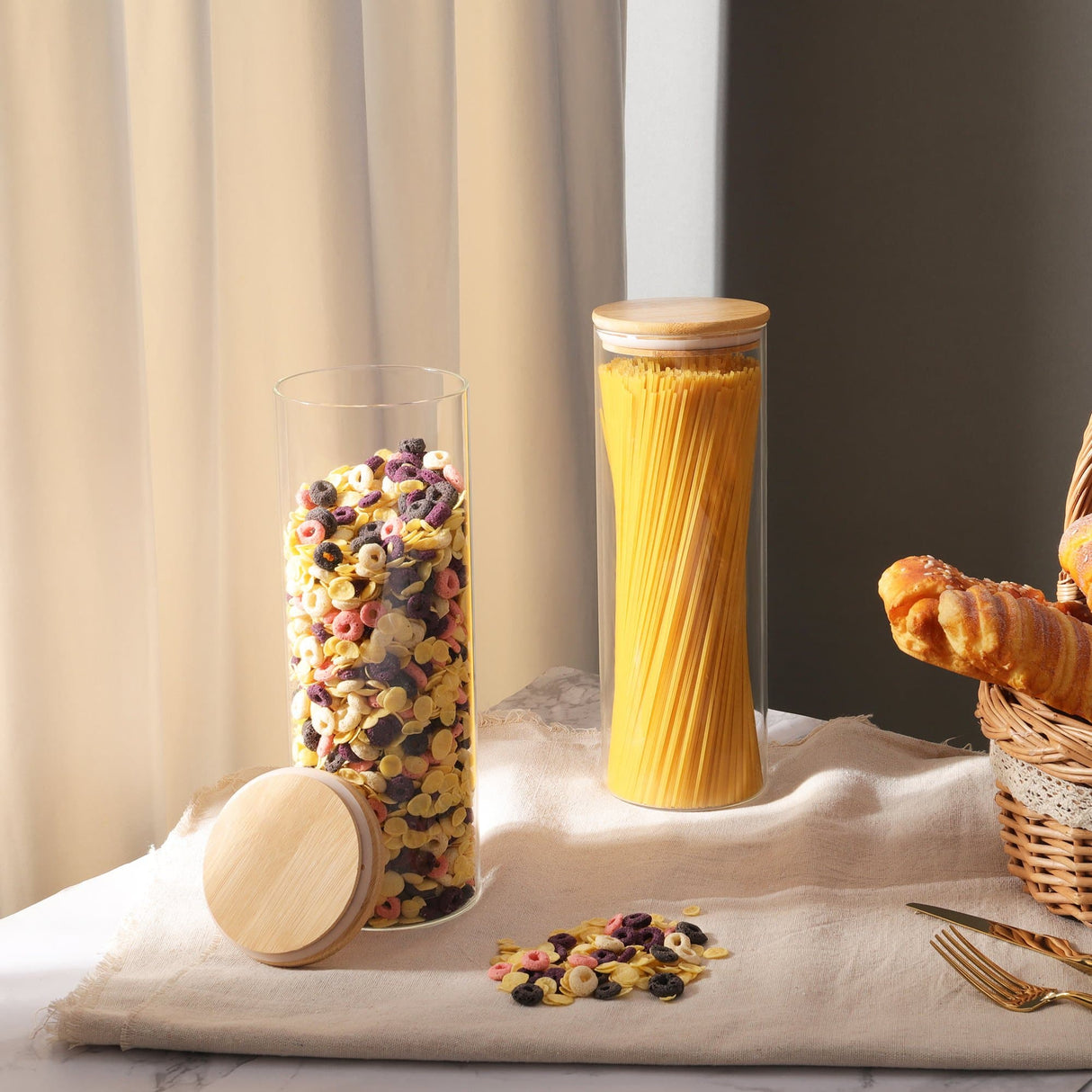 Airtight Glass Storage Jars