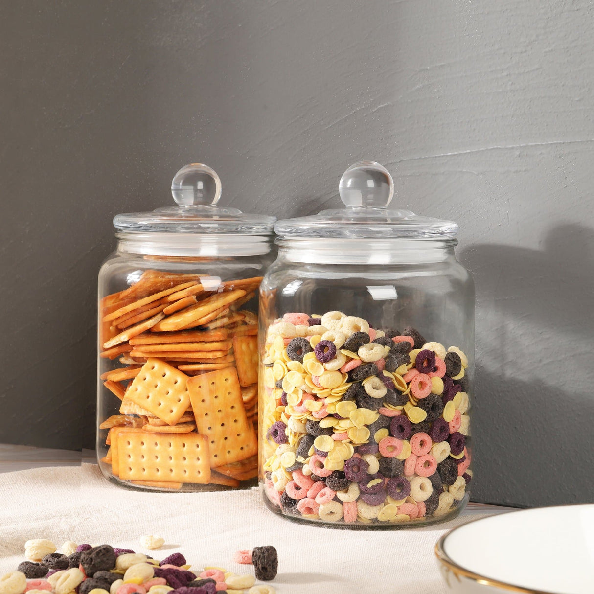 Large Biscotti with Lids