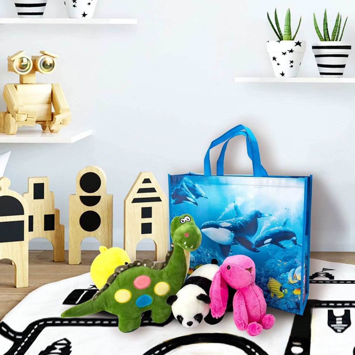 Ocean Fish Grocery Bags