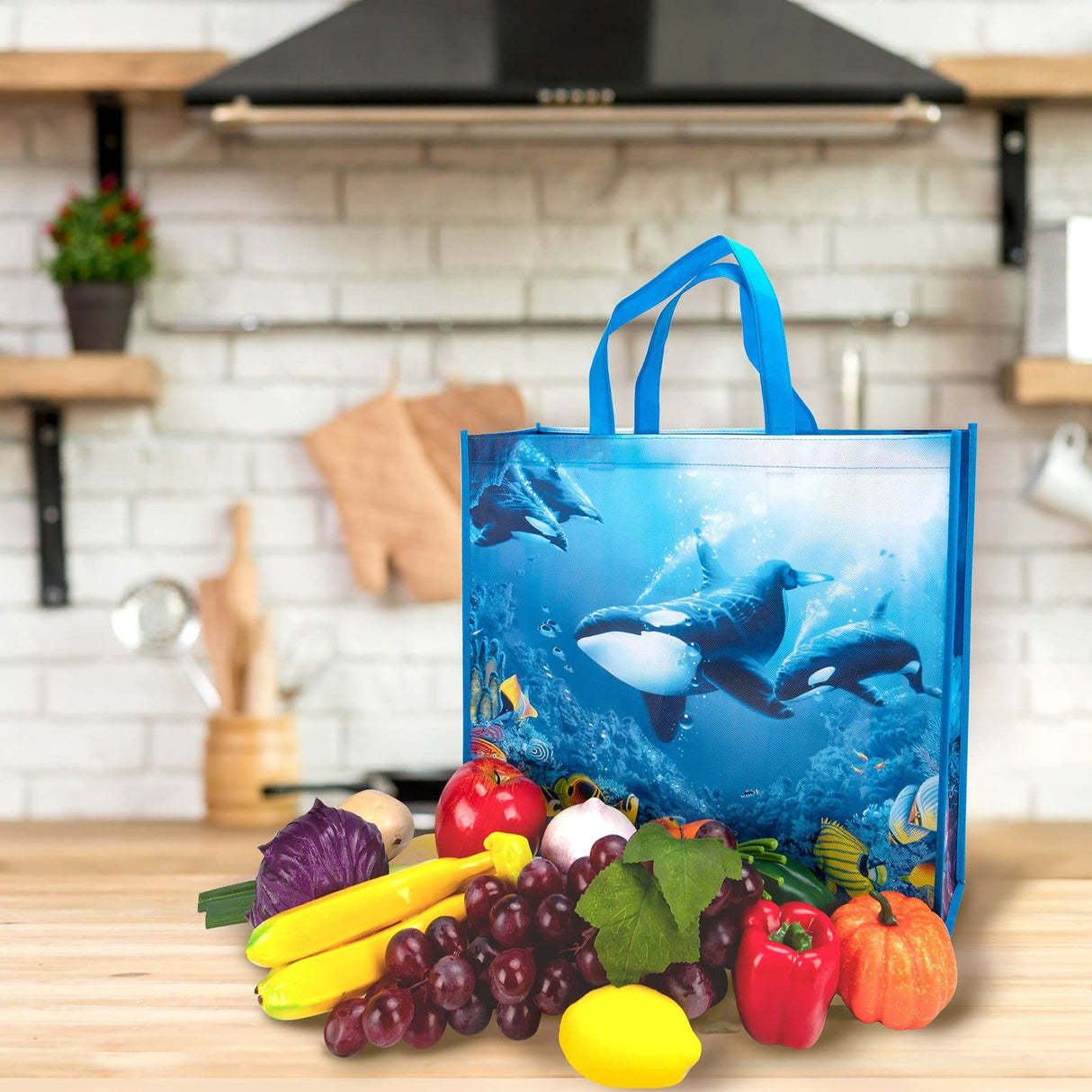 Ocean Fish Grocery Bags