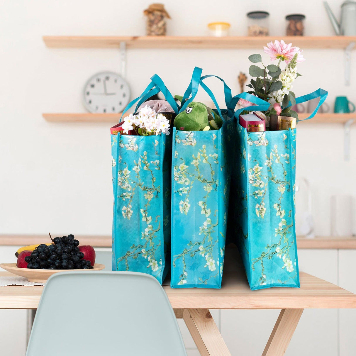 Almond Blossom Grocery Bags