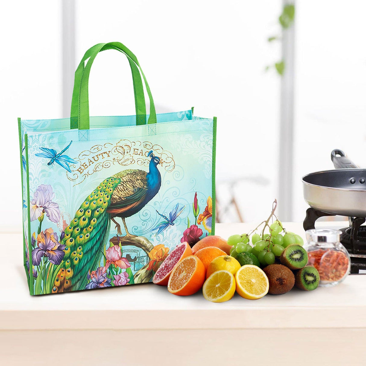 Peacork Grocery Bags