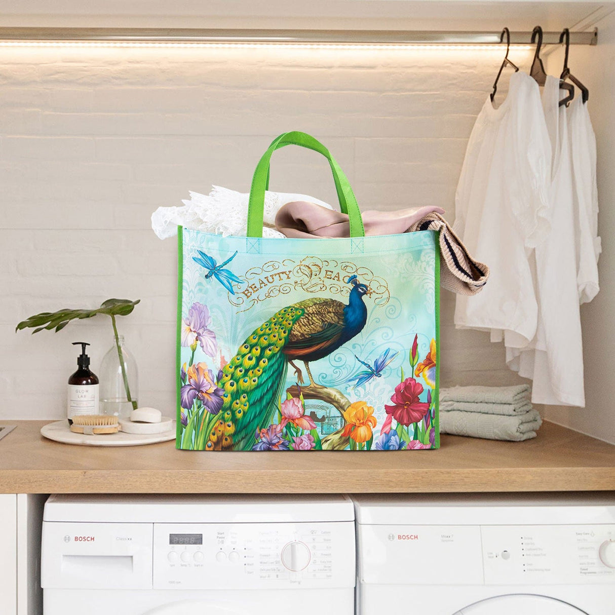 Peacork Tote Bag