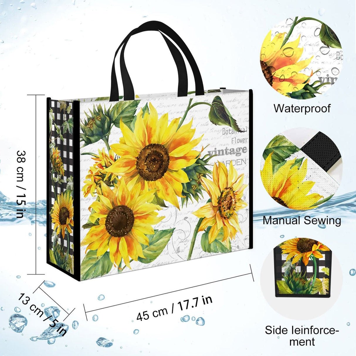 Sunflower Shopping Bags