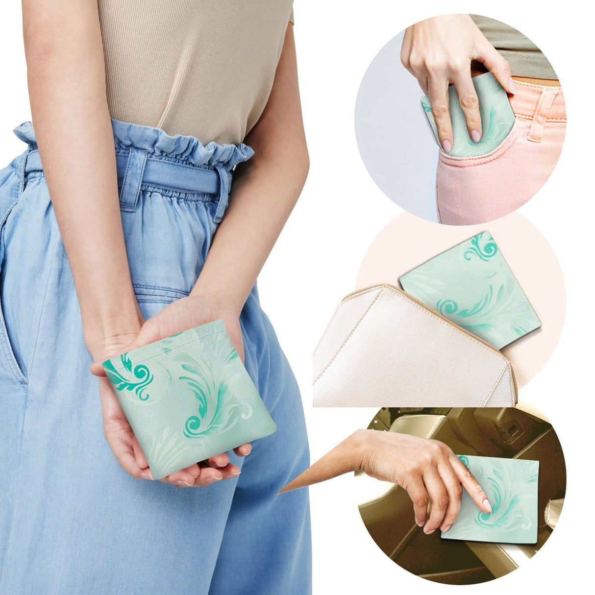 Green Peacock Tote Bag