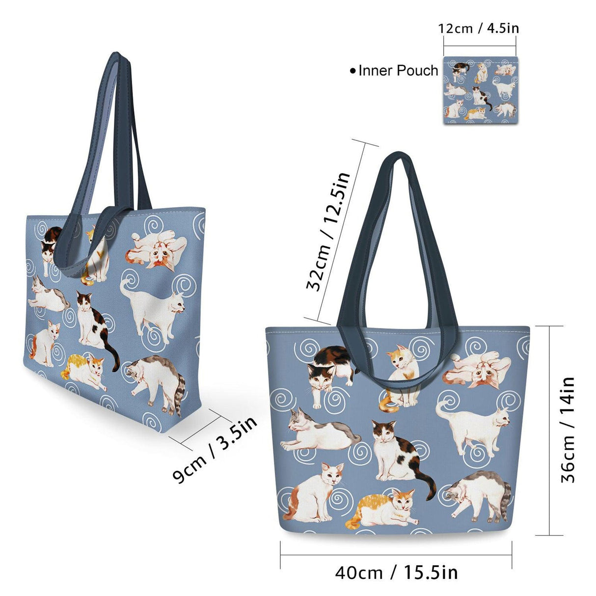 Cats Foldable Tote Bags
