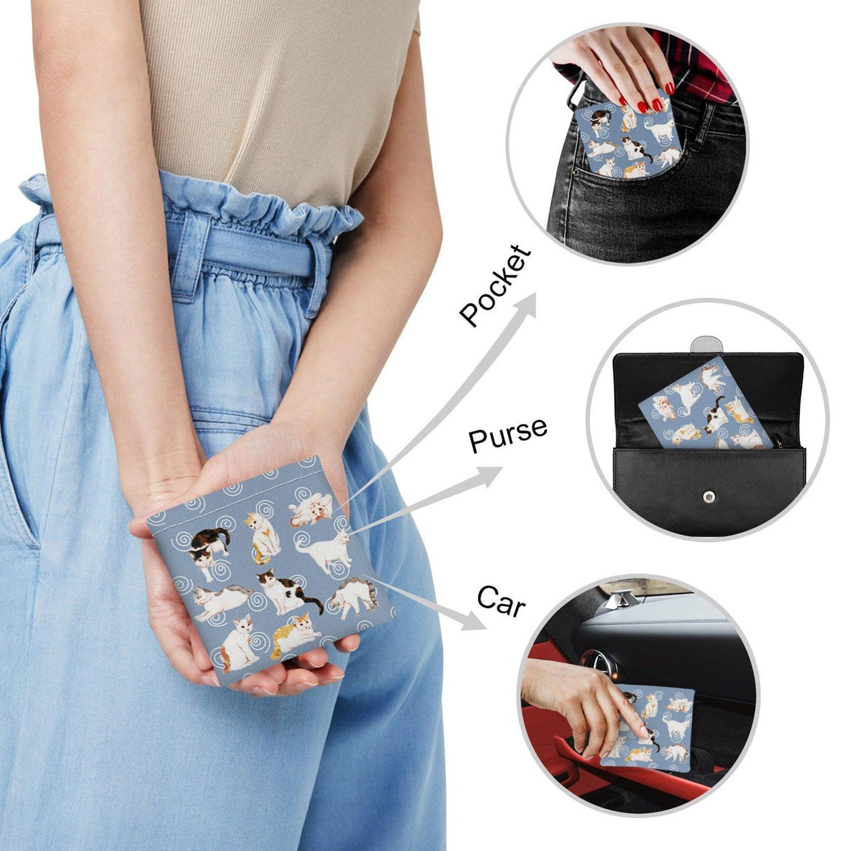 Cats Foldable Tote Bags