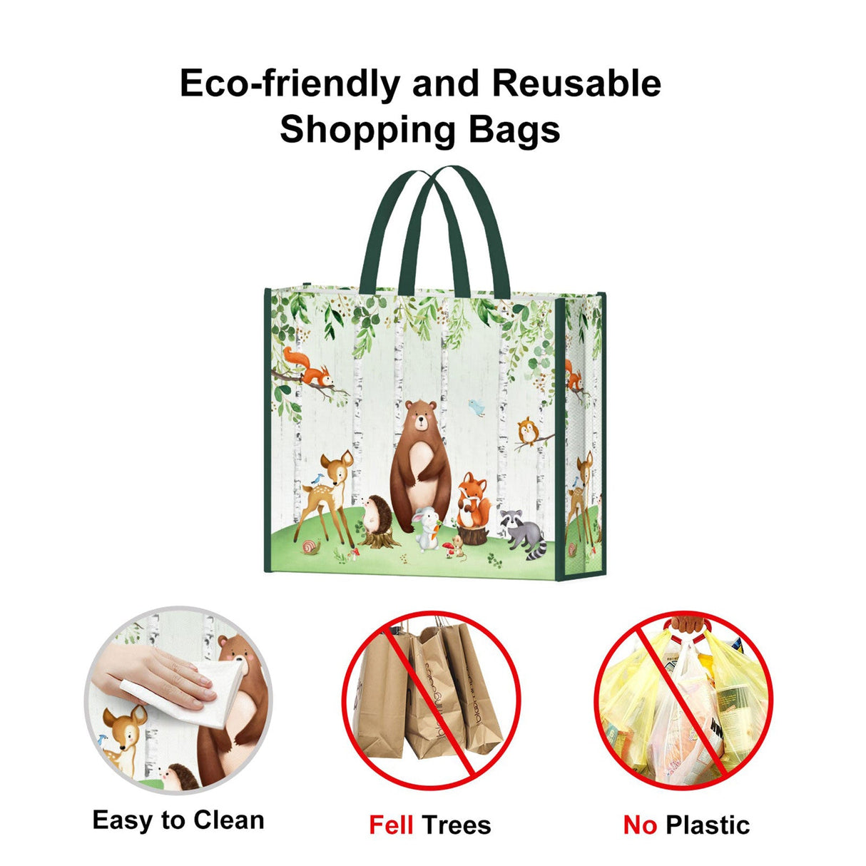 Forest Animals Tote Bags