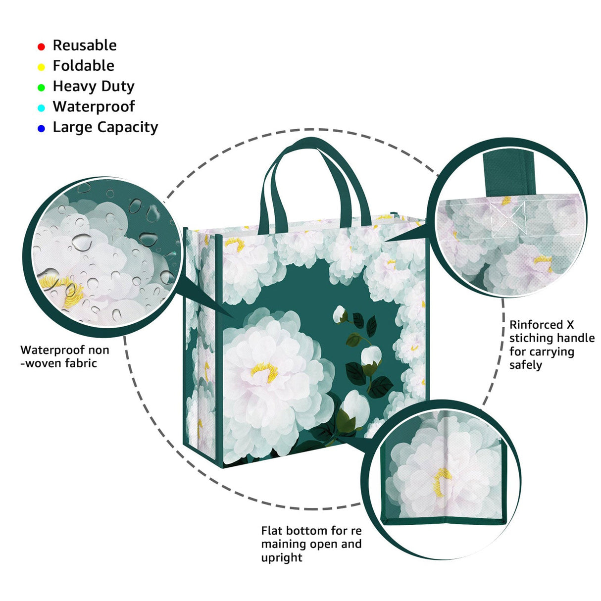 Lotus Flower Tote Bags