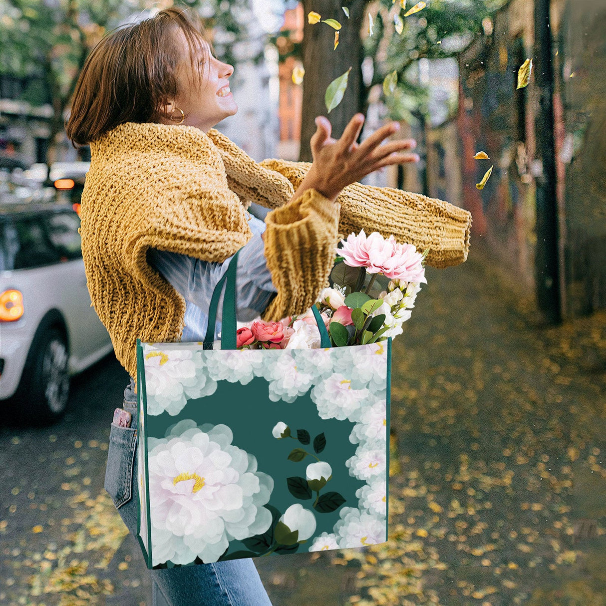Lotus Flower Tote Bags