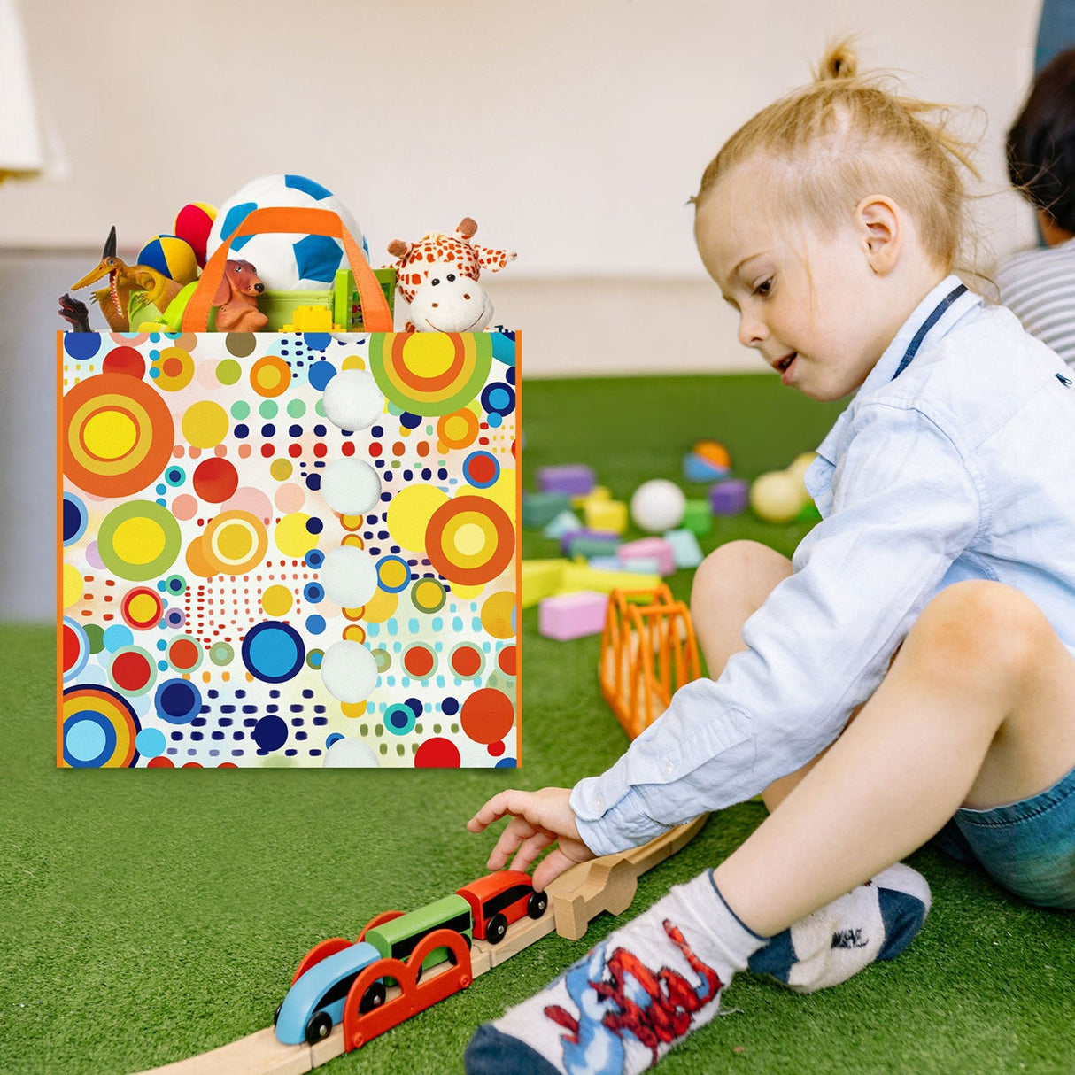 Colorful Pots Tote Bags