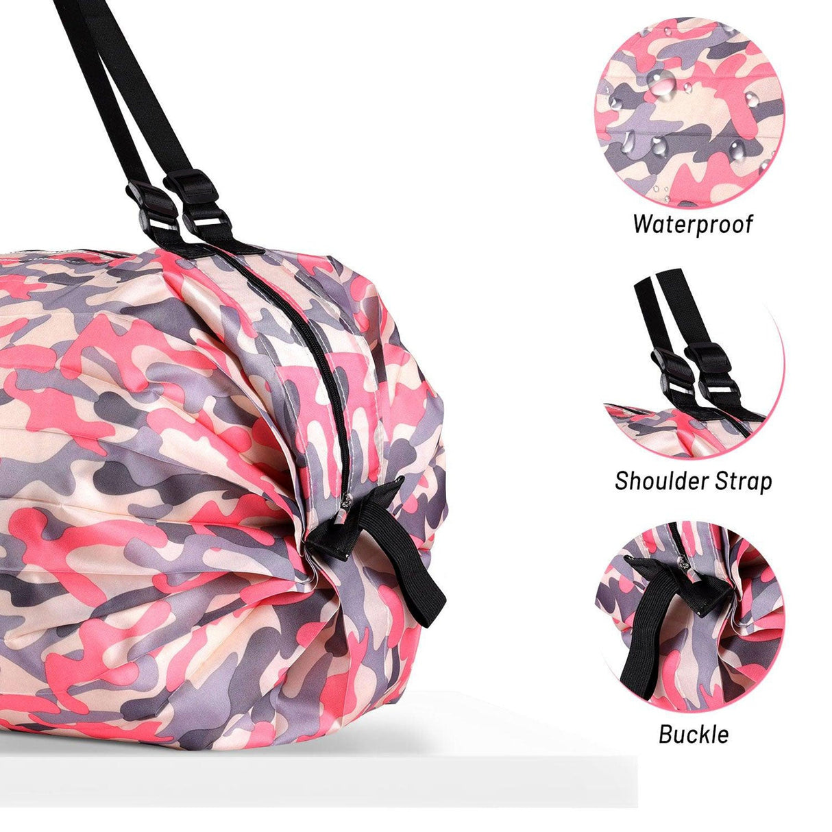 Camouflage Nylon Beach Bag