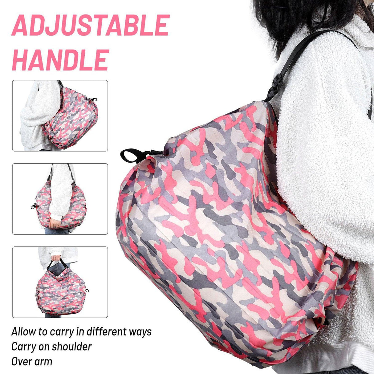 Camouflage Nylon Beach Bag