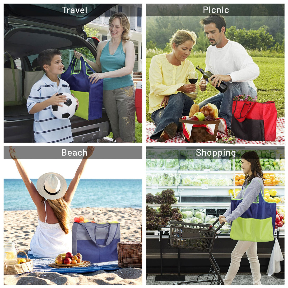 Light Weight Foldable Tote Bag