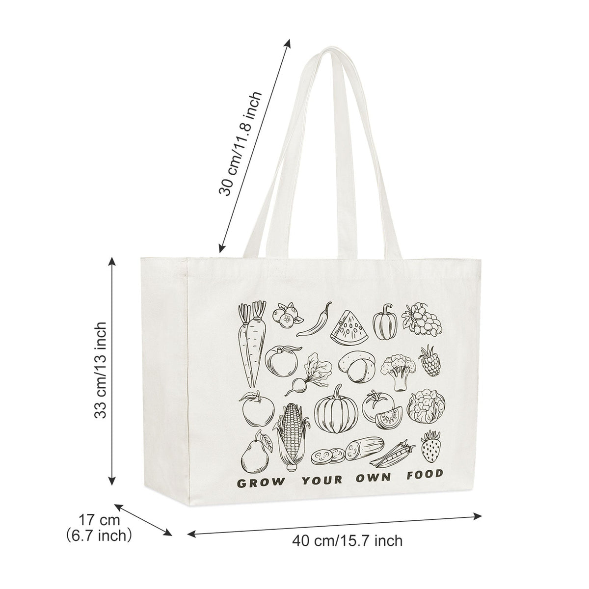 Thick Canvas Shopping Bags