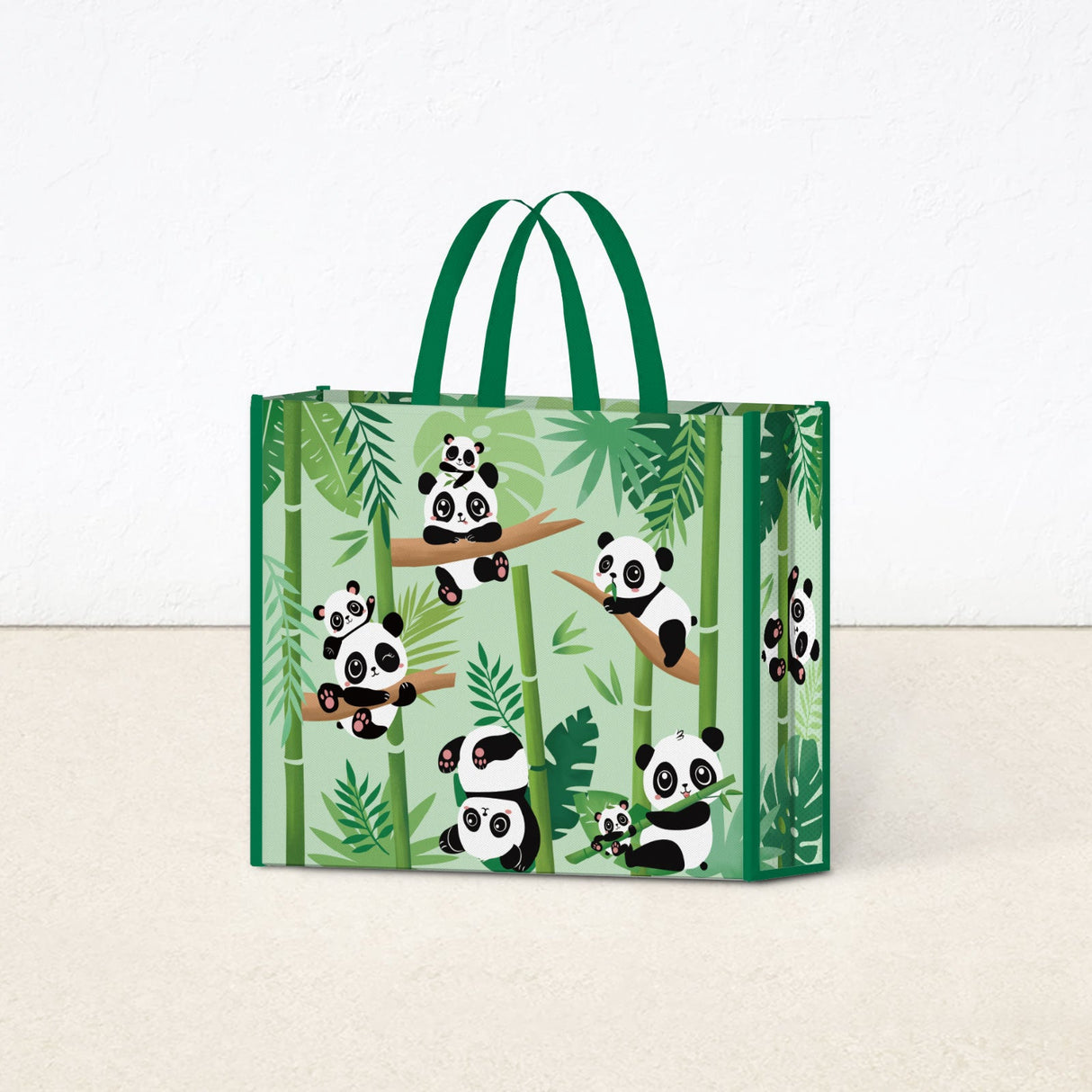 Panda Bamboo Tote Bags