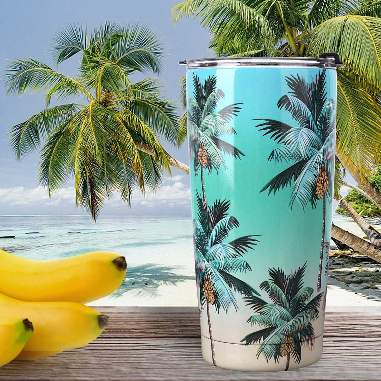 Palm Tree Insulated Tumbler
