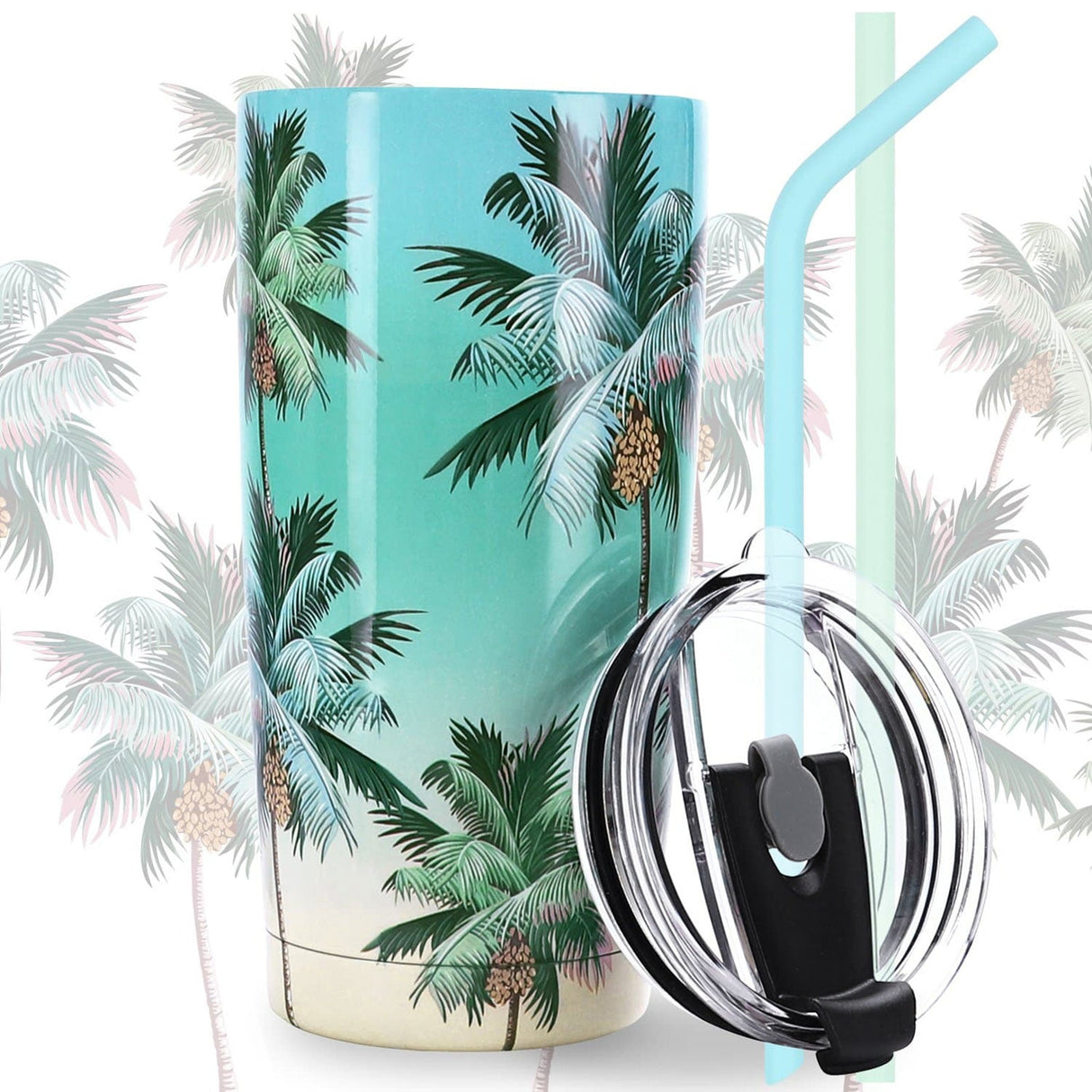 Palm Tree Insulated Tumbler