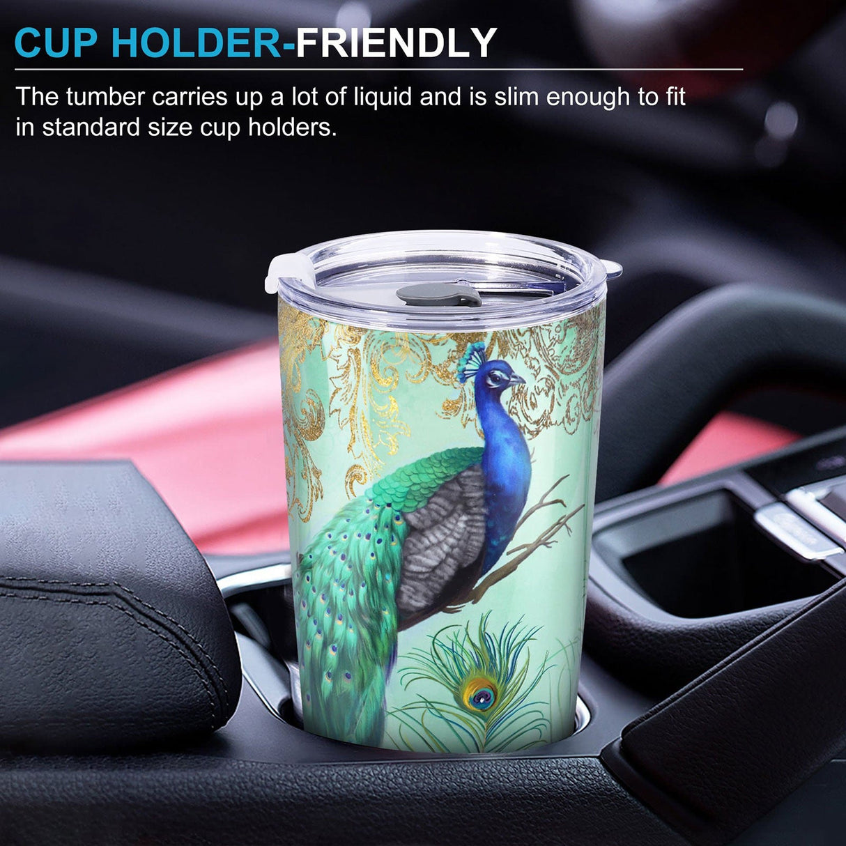 Peacock Insulated Tumbler