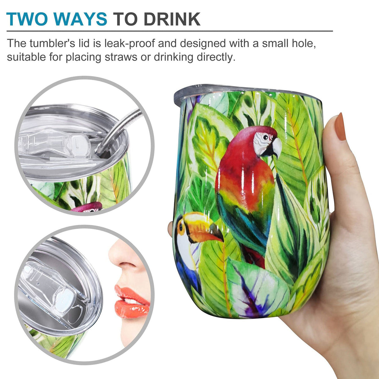 Parrot Insulated Tumbler