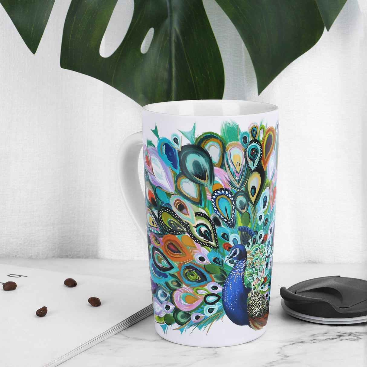 Peacork Ceramic Coffee Mug