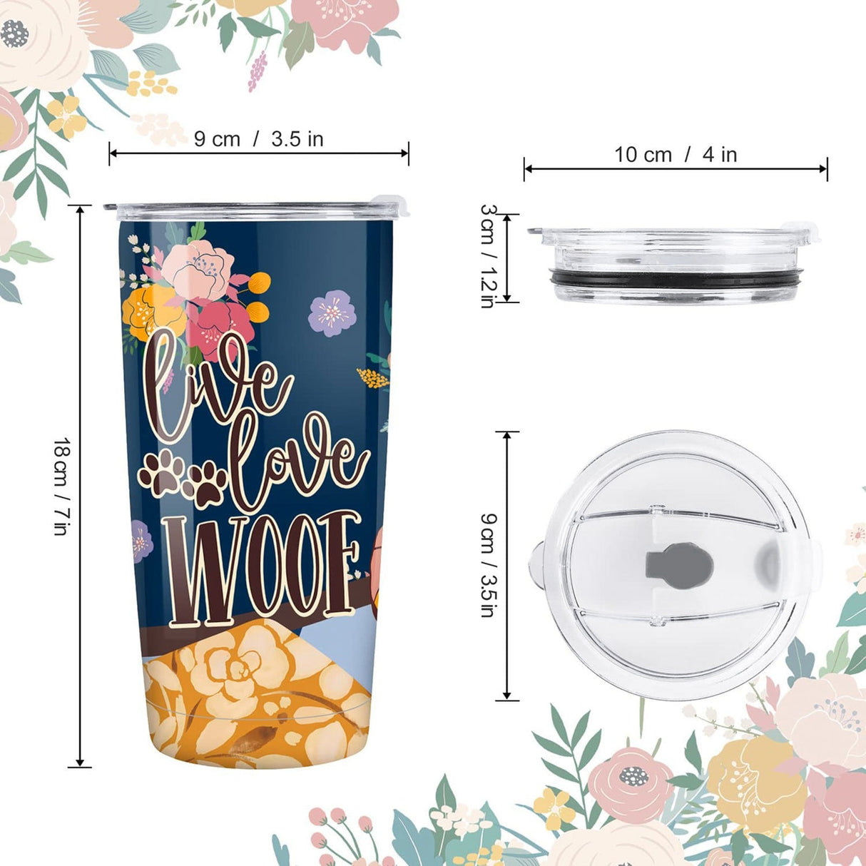 Corgi Dog Insulated Tumbler