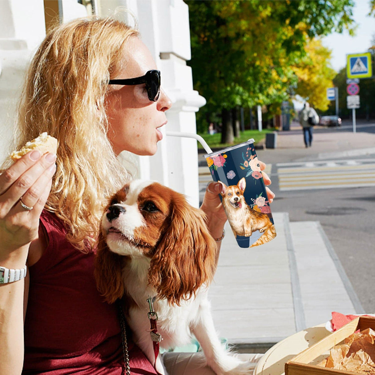 Corgi Dog Insulated Tumbler