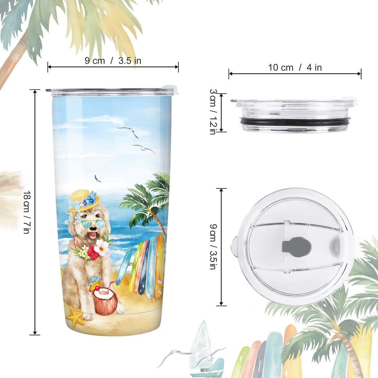 Sunny Beach Insulated Tumbler
