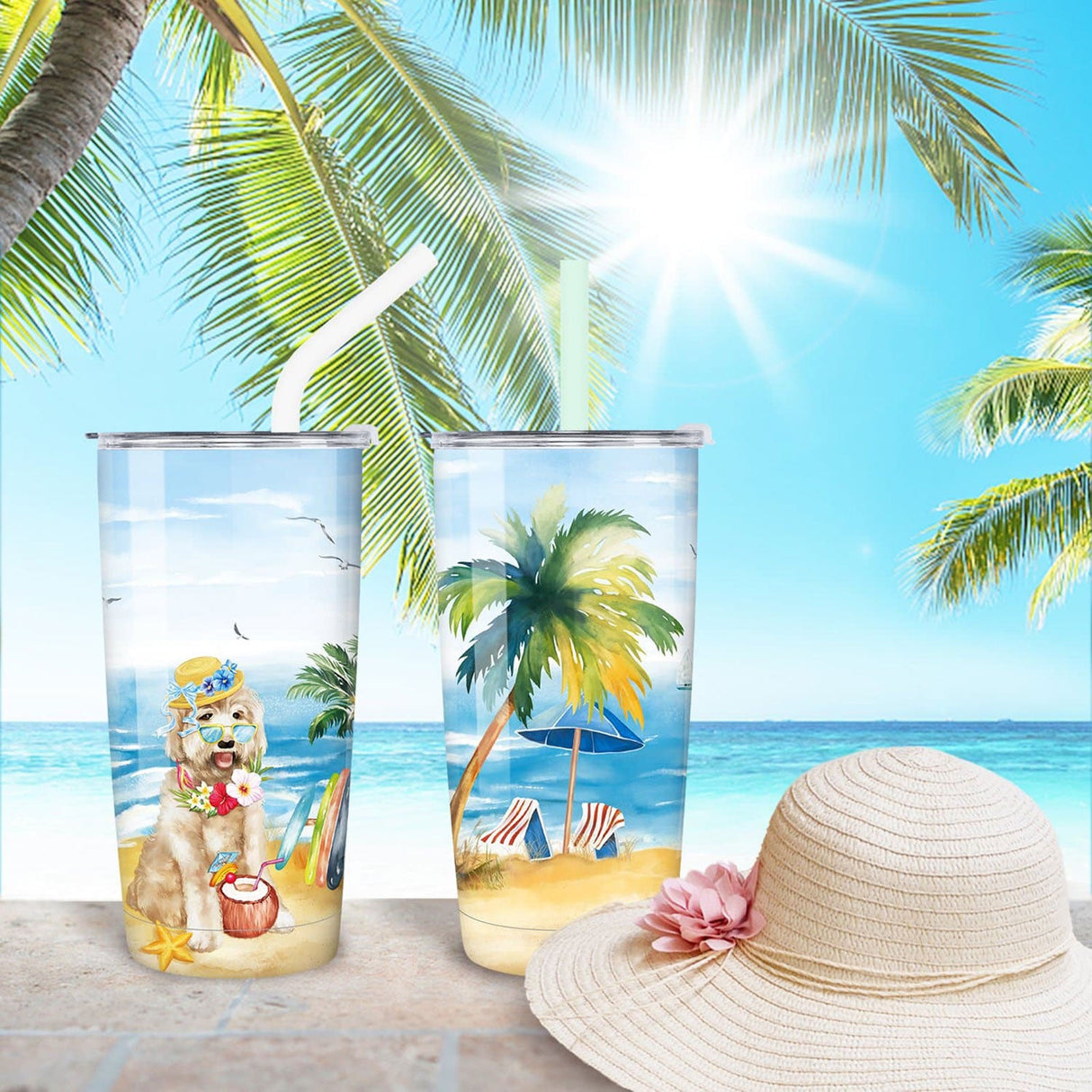Sunny Beach Insulated Tumbler