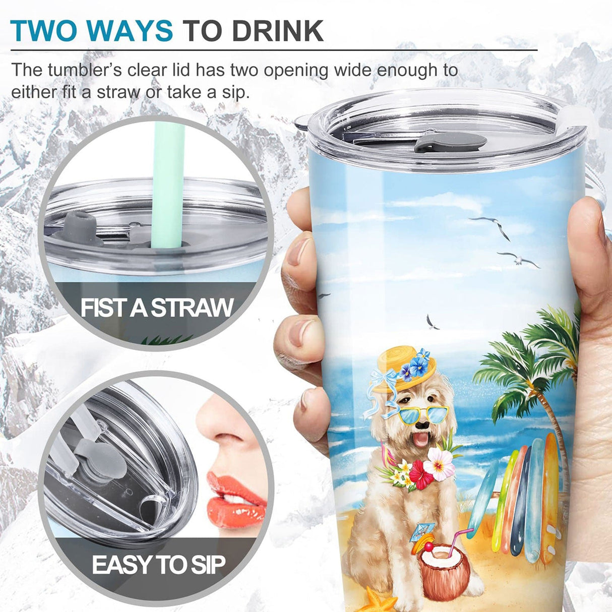 Sunny Beach Insulated Tumbler