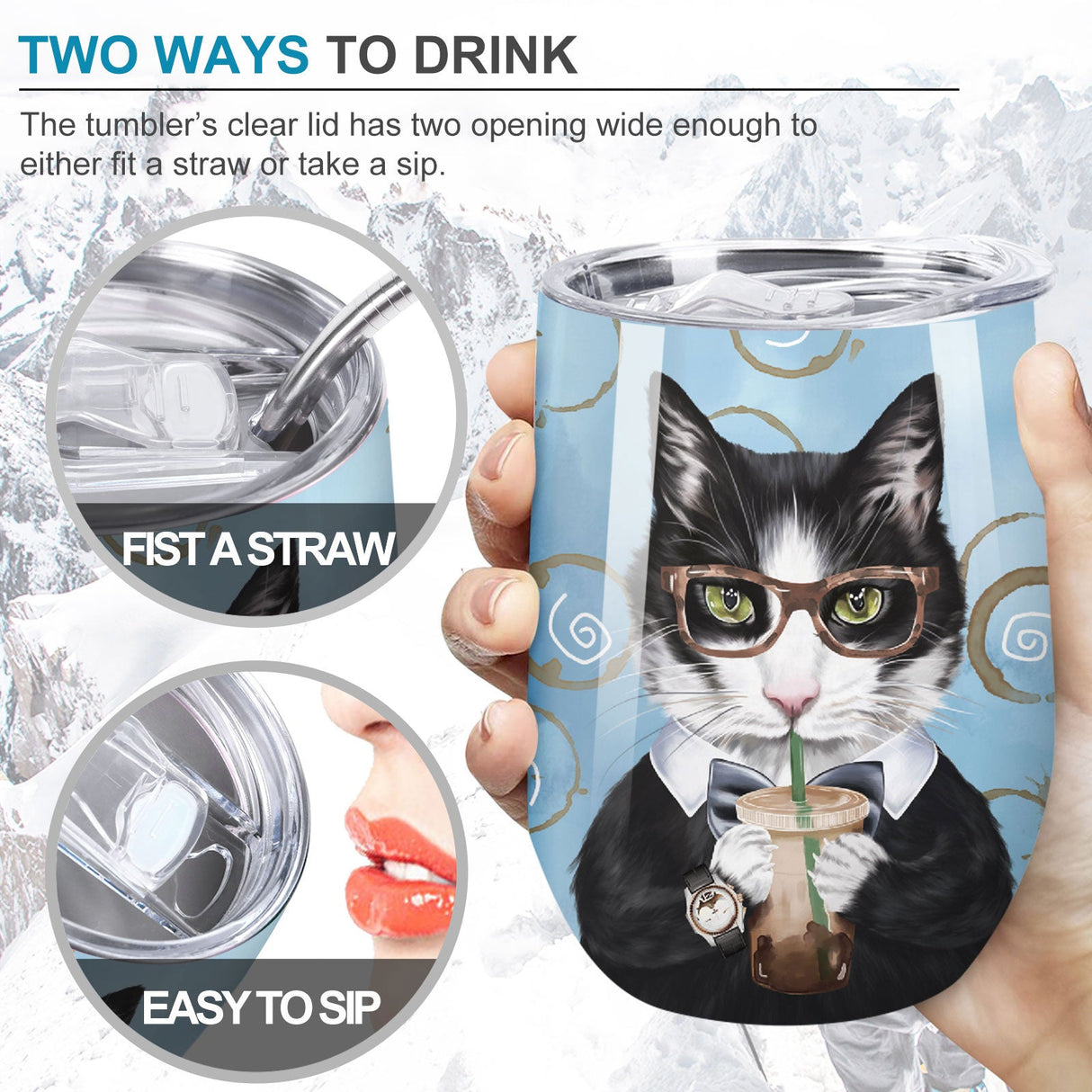 Cool Cat Insulated Tumbler