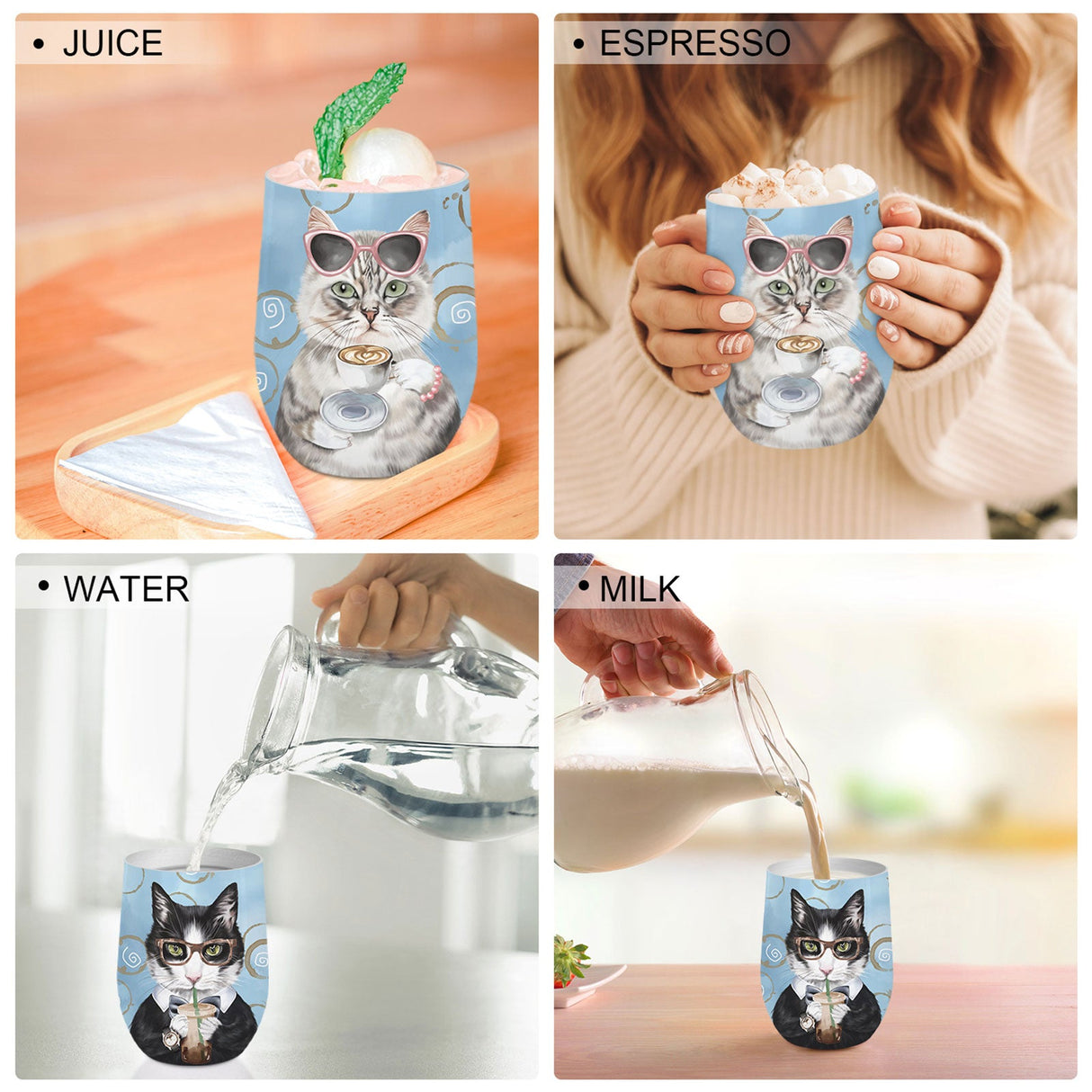 Cool Cat Insulated Tumbler