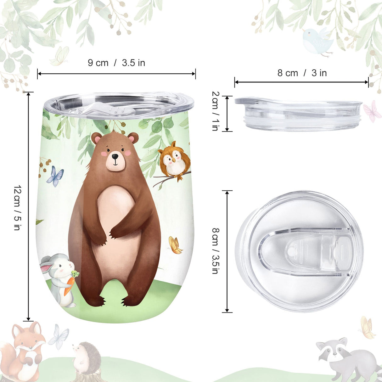 Jungle Animals Insulated Tumbler