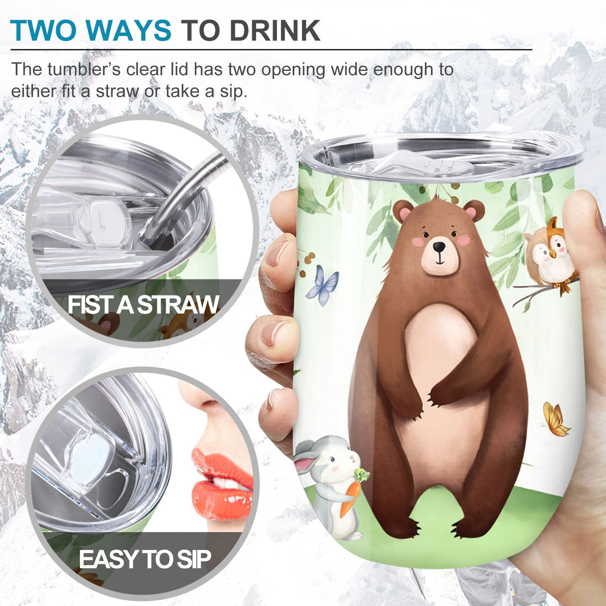 Jungle Animals Insulated Tumbler