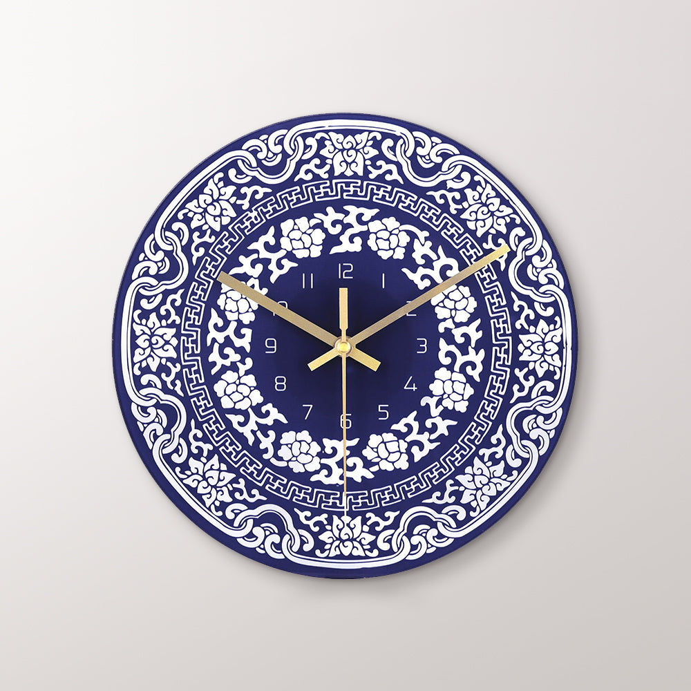 Retro Glass Wall Clock