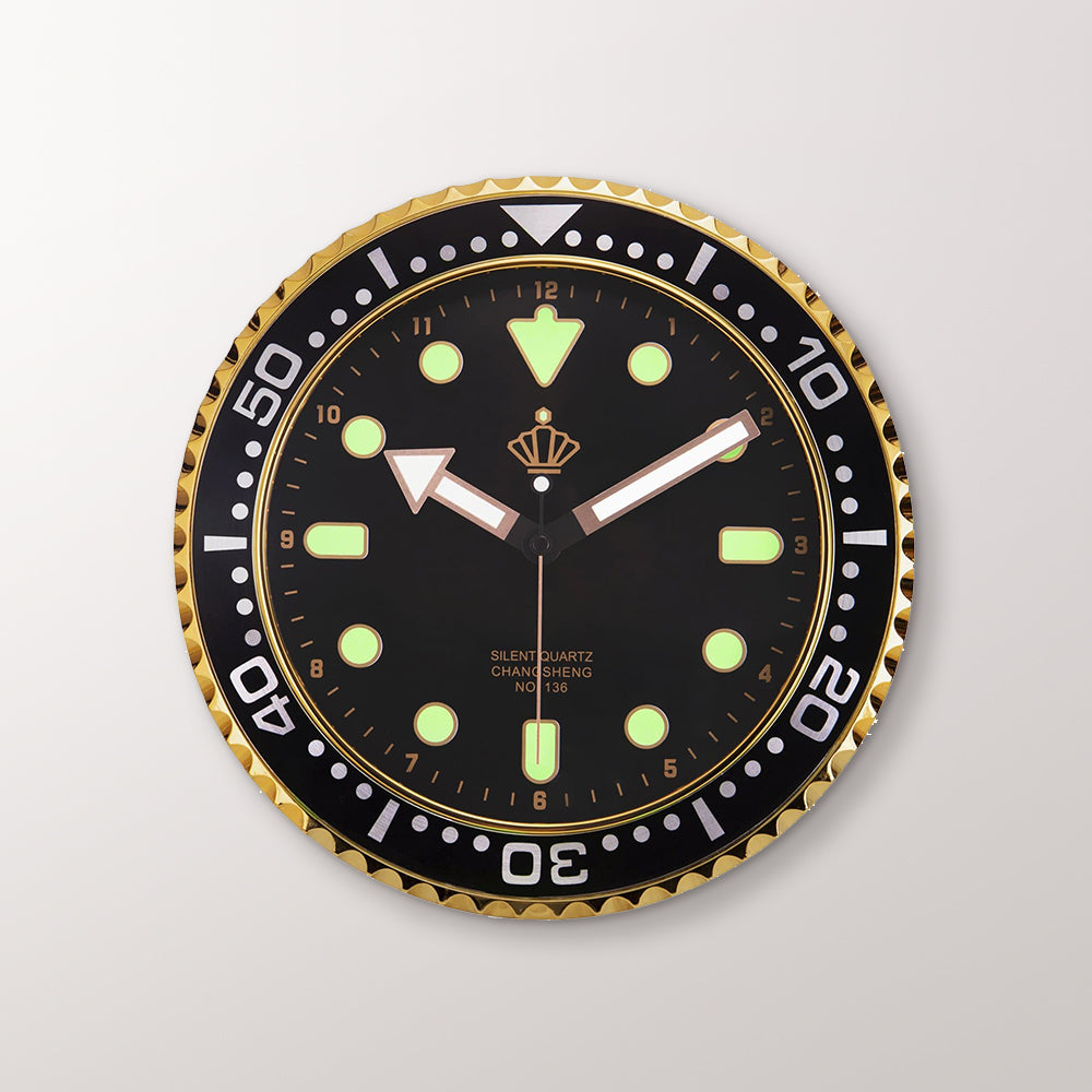 Silent Luminous Wall Clock