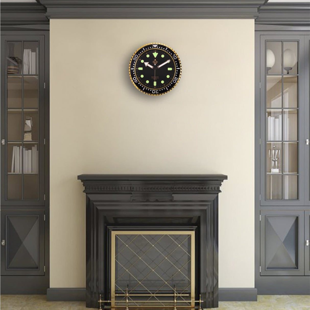 Silent Luminous Wall Clock