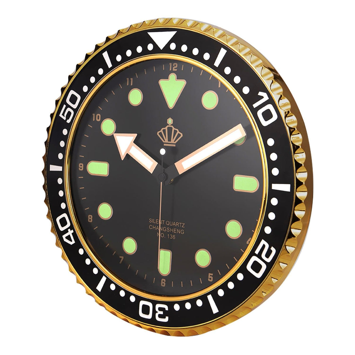 Silent Luminous Wall Clock