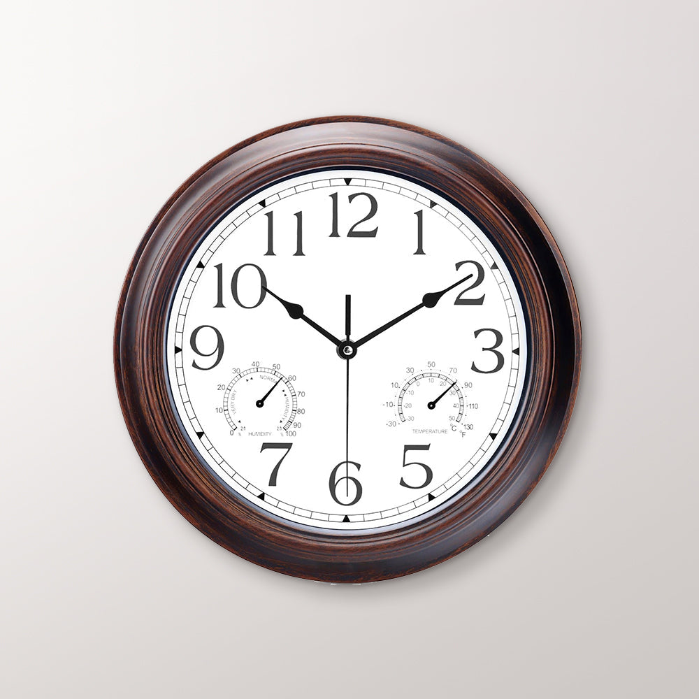 Mahogany Color Wall Clock