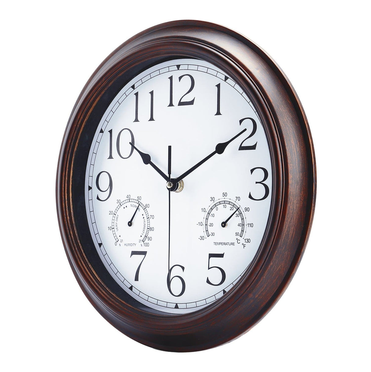 Mahogany Color Wall Clock