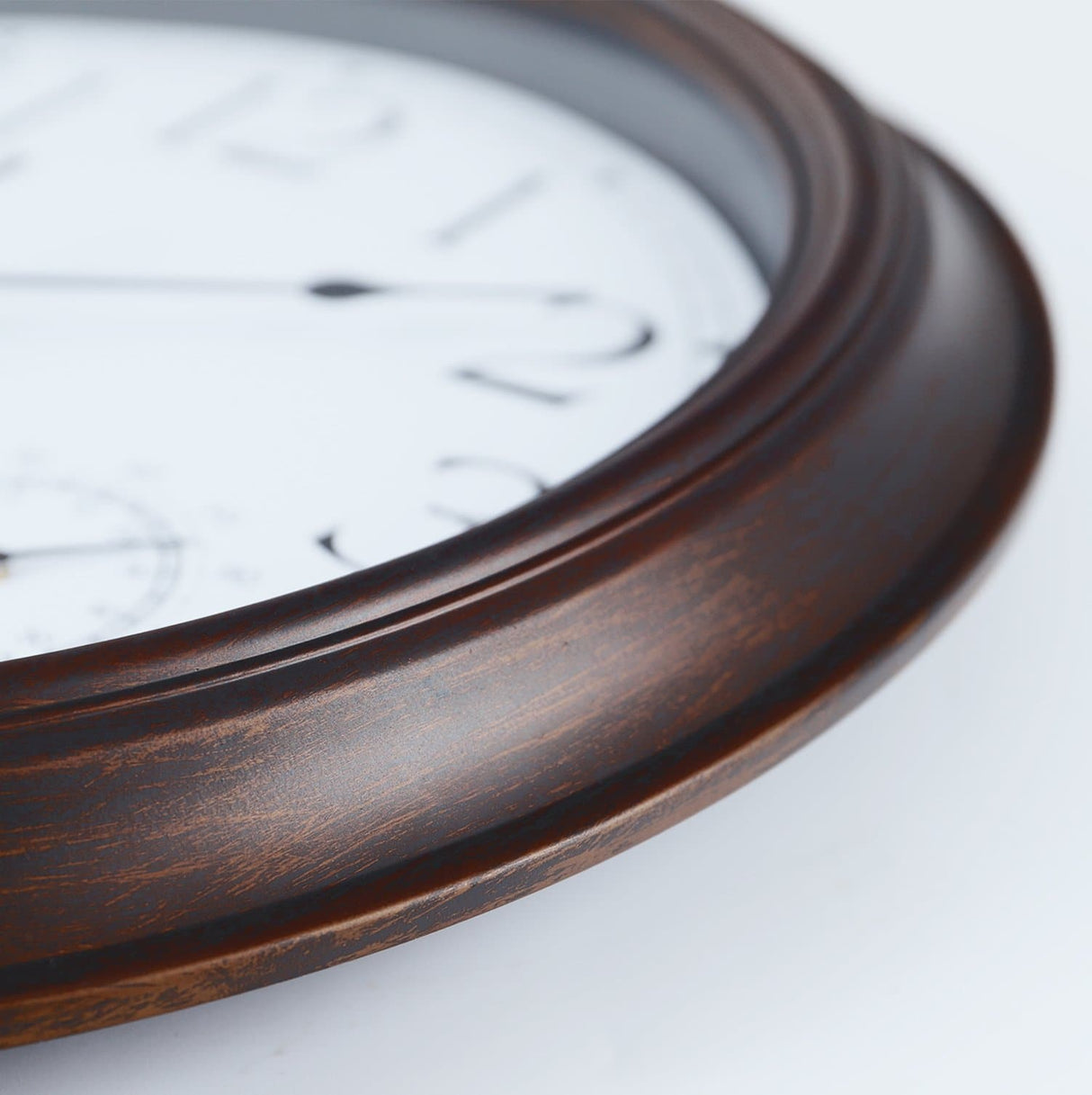 Mahogany Color Wall Clock