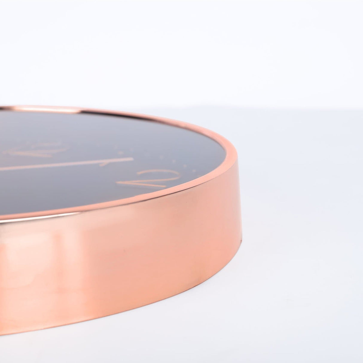 Rose Gold 3D Numerals Wall Clock