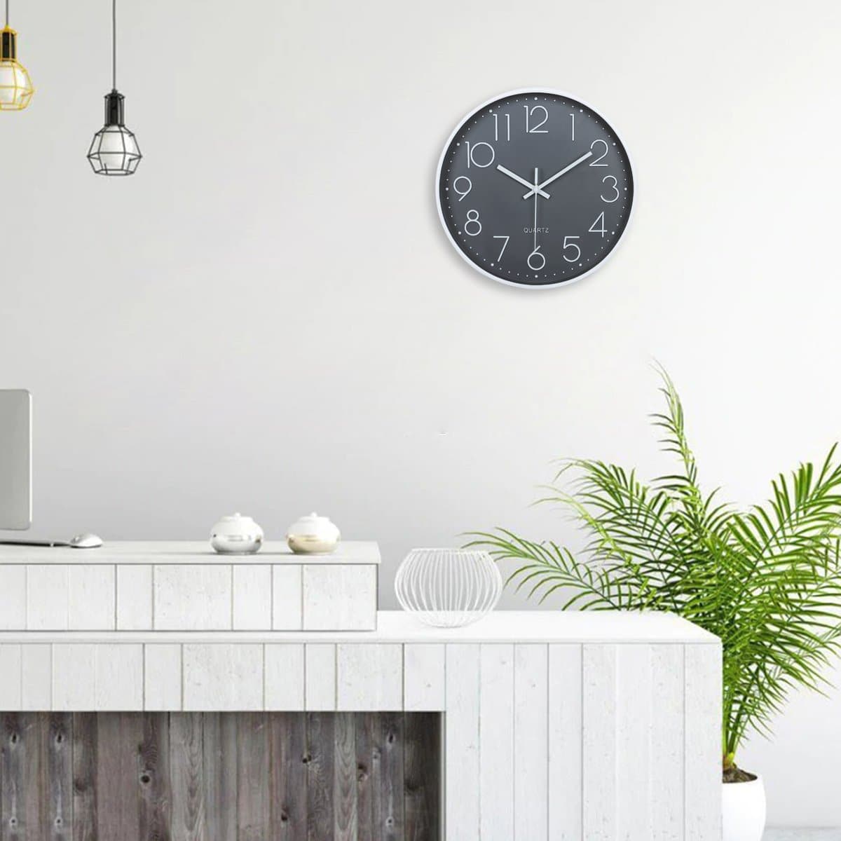 Classic 3D Numerals Wall Clock