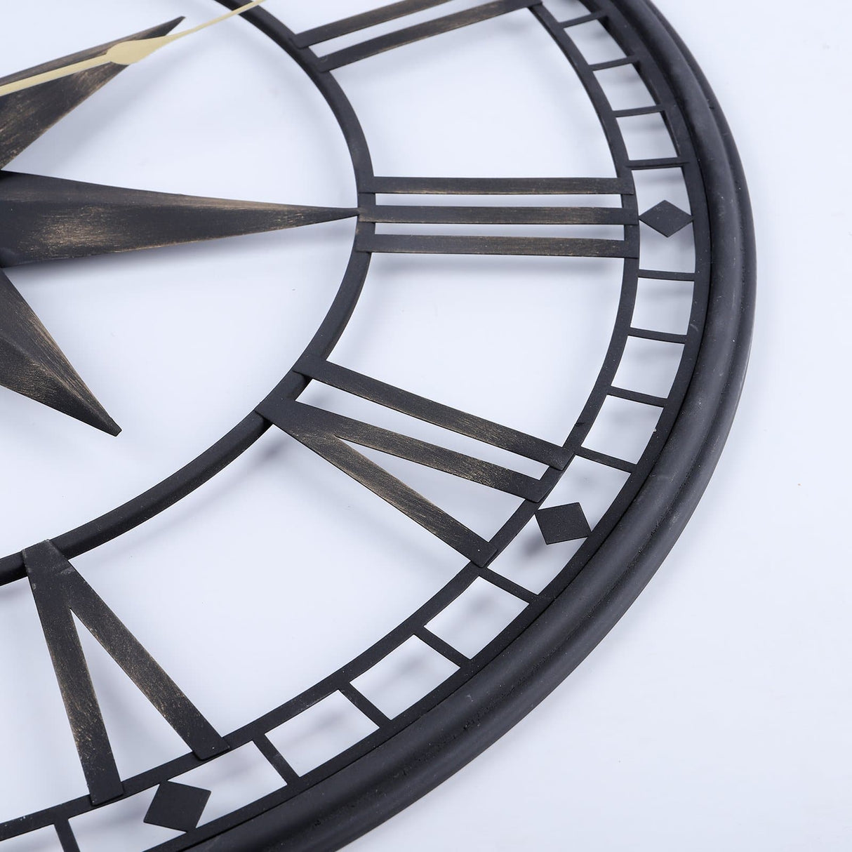 Large Skeleton Octagonal Star Wall Clock